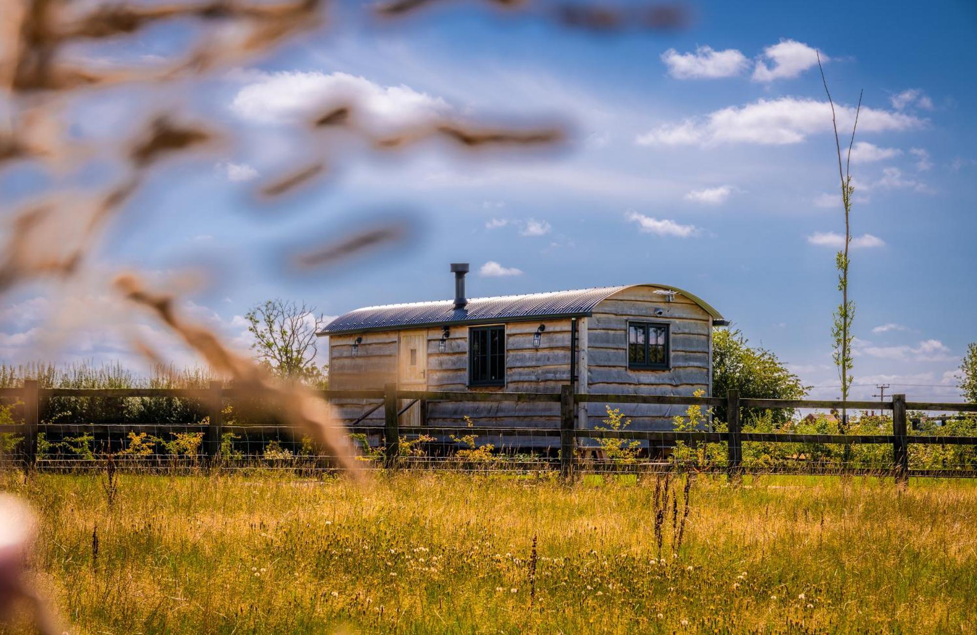 Monkwood Shepherds Hut - Ockeridge Rural Retreats Вустер Екстер'єр фото